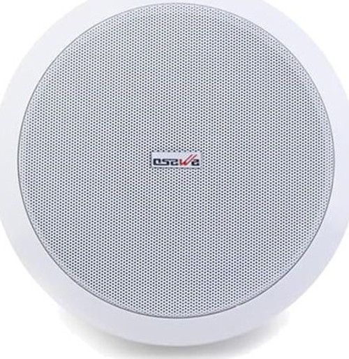 Osw-818 20 Cm Hat Rafolu Alçıpan Tavan Hoparlörü Okul Cami Konferans Salonu Mağaza Asma Tavan Hoparlör