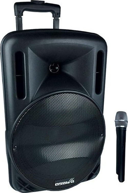 Osw-9130 30 Cm El Mikforonlu Usb Sd Bluetooth Seyyar Anfi Hoparlör 80 Watt Mevlüt Cami Okul Hoparlörü