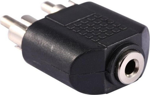 3.5 Mm Stereo Dişi 2 Rca Erkek Çevirici Jack 2 Renkli Rca Ses Çıkışını 3.5 Mm Kulaklık Çıkışına Dönüştürücü