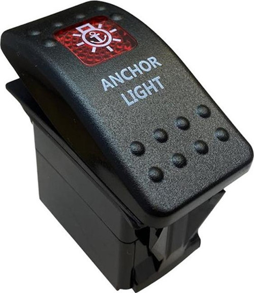 Deniz Feneri Sembollu Lambalı Işıklı Araç On Off Aç Kapa Anahtar Düğme Oto İçin 12-24 Volt Switch 3 Pinli