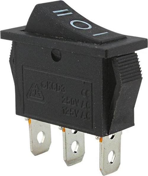 IC-117 Dar Işıksız On Off On Yaylı Anahtar Aç Kapa Buton Düğme 30,2x11 mm