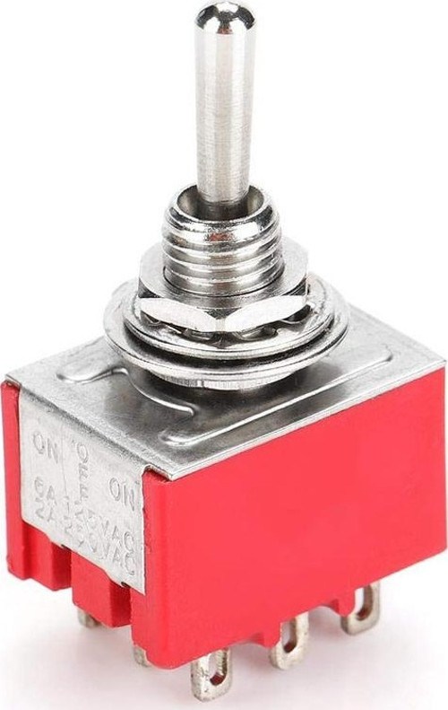 IC-148B Toggle Switch Buton On Off Buton Ø6mm Aç Kapa Düğme 2 Kademe 13x16,8 mm MTS-303