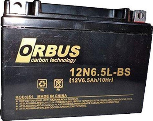 Motosiklet Aküsü 12 Volt 6.5 Amper Yeni Tarihli Taze Akü 139x66x100 mm 2.05 Kg