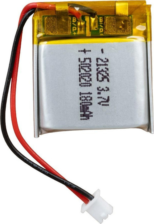 3.7 Volt 180 Mah Lityum Polimer Şarjlı Pil 5X20X20 mm Akıllı Saat Kulaklık Pili