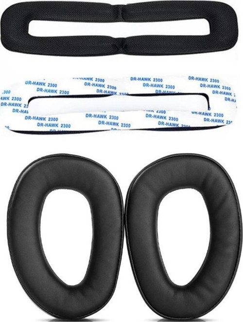 Sennheiser Gsp300,Gsp301,Gsp302,Gsp303,Gsp305,Gsp350,Gsp370 Uyumlu Yedek Kulaklık Pedi Ve Kafa Bandı