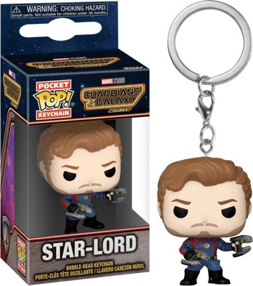 Pocket Pop Marvel: Guardians Of The Galaxy Vol.3 - Star-Lord Bobble-Head Anahtarlık