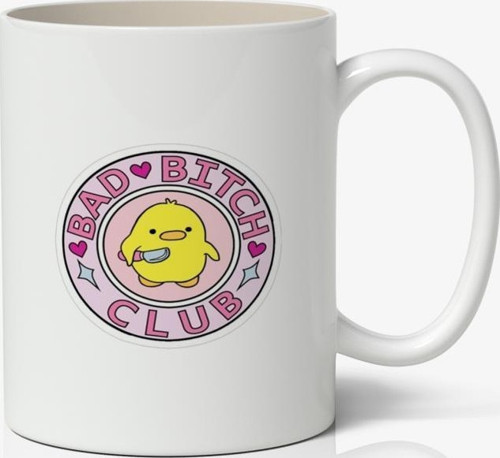 Bad Bıtch Club Baskılı Kupa Bardak Baskılı Kahve Kupa Bardak