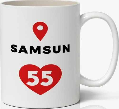Samsun Baskılı Kupa Bardak Baskılı Kahve Kupa Bardak