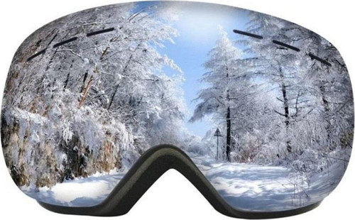 Uv400 Korumalı Antisis Özellikli 3 Katmanlı Aynalı Snowboard Kayak Gözlüğü