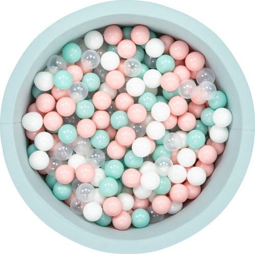 Bubble Pop Mint Top Havuzu-Mint/Beyaz/Şeffaf/Pembe