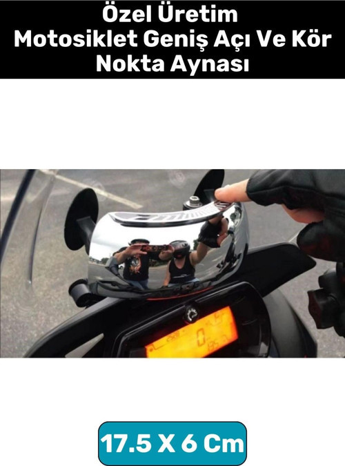 Özel Yüksek Kaliteli Kolay Montaj Parlama Islanmaya Dayanıklı Geniş Açı Kör Nokta Motosiklet Aynası