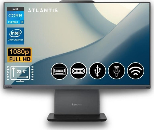 ThinkCentre neo 50a 24 Gen 5 I5-13420H 32GB 2TB M.2 SSD 12SC000QTR ATL15 23.8" Fdos All In One Bilgisayar