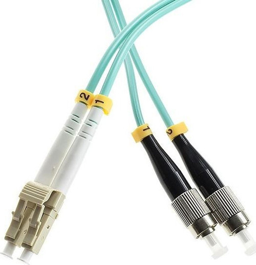 LC - FC Fiber Optik Patch Kablo 2mm 3 Metre (LC/UPC-FC/UPC-OM3-50/125-DX-2.0MM-LSZH-3M)