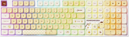 Pompompurin 5108B Plus Rgb Kablosuz Hotswap Mekanik Sarı Gaming Klavye