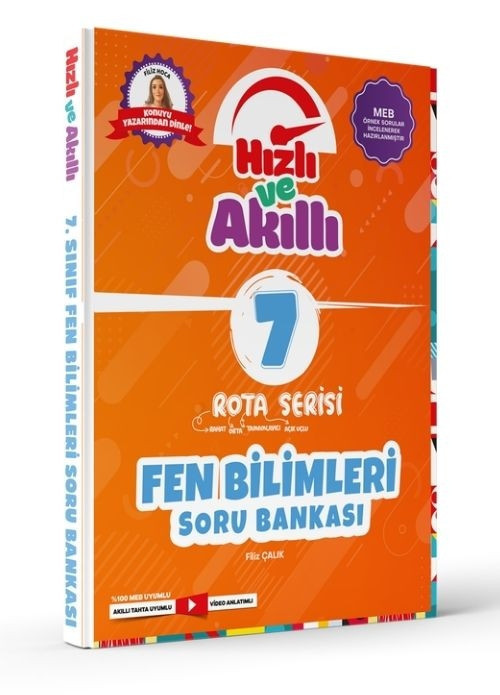 7. Sınıf Fen Bilimleri Rota Serisi Hızlı ve Akıllı Soru Bankası Tammat Yayıncılık