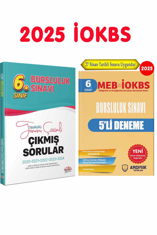 Editör 6. Sınıf Bursluluk Sınavı Çıkmış Sorular Benzer Sorular + 2025 Deneme Sınavı