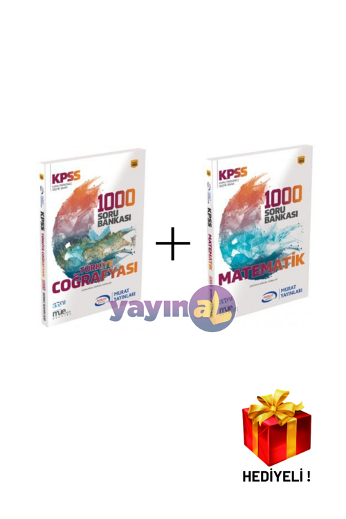 Kpss Türkiye Coğrafyası Ve Matematik Soru Bankası Seti. - Murat Yayınları
