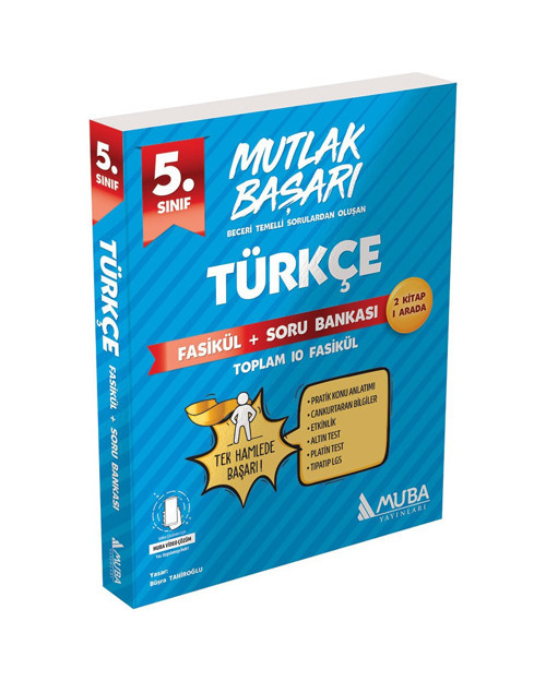 5.Sınıf Türkçe Fasikül + Soru Bankası - Muba Yayınları