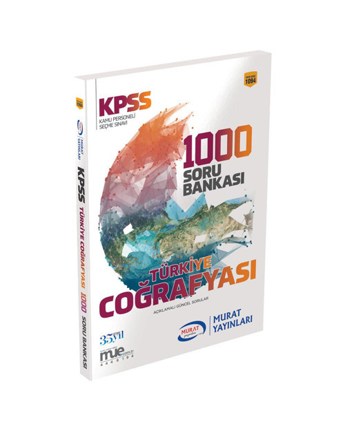 Kpss Türkiye Coğrafyası 1000 Soru Bankası - Murat Yayınları
