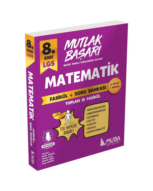 8.Sınıf Matematik Fasikül+Soru Bankası - Muba Yayınları