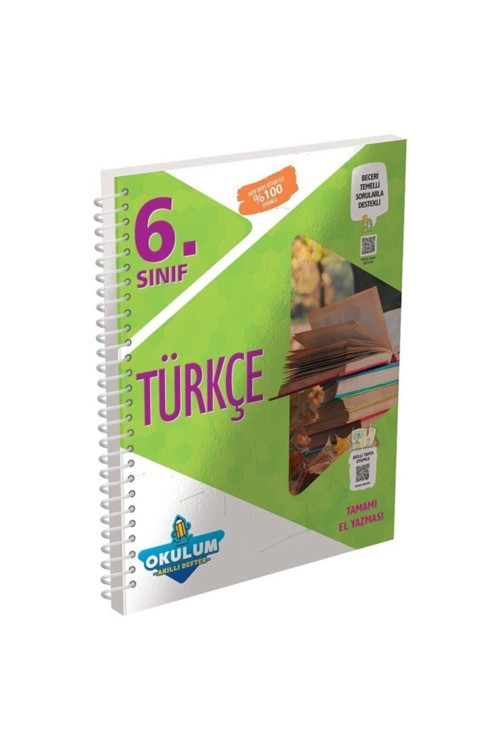 6. Sınıf Türkçe Okulum Akıllı Defter - Murat Yayınları