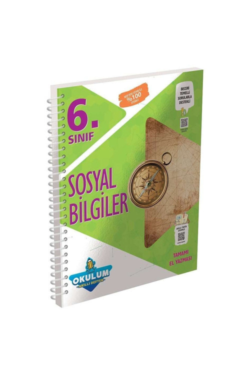 6.Sınıf Sosyal Bilimler Okulum Akıllı Defter Pra-1917255-5366 - Murat Yayınları