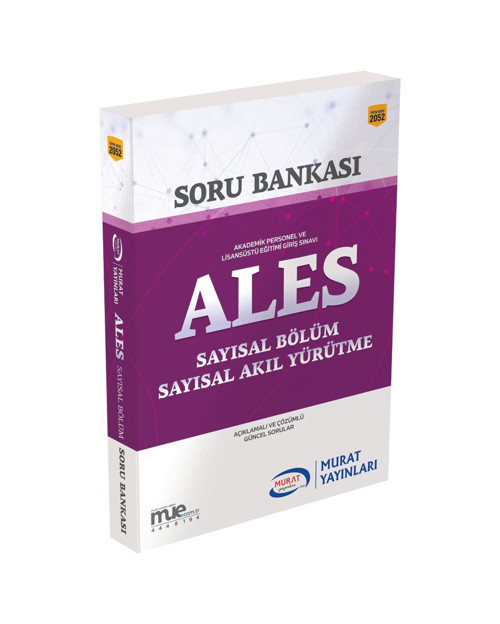 Ales Sayısal Bölüm Soru Bankası - Murat Yayınları