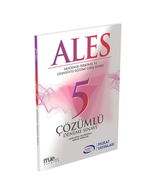 Ales 5 Çözümlü Deneme Sınavı - Murat Yayınları