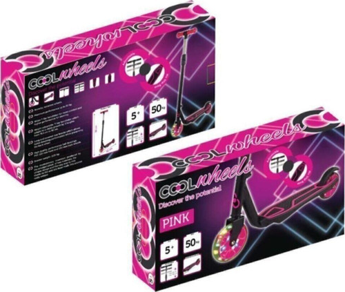Pembe Işıklı Scooter Cool Wheels 5+ Fr58949