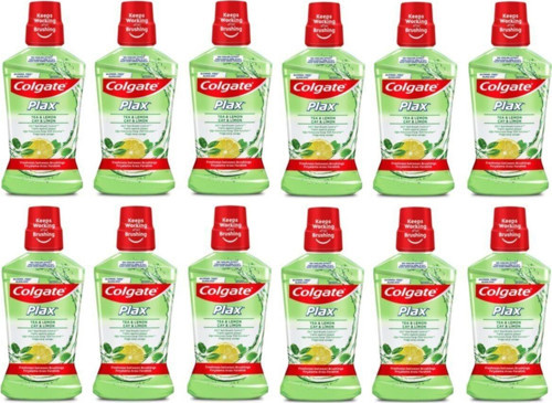 Plax Çay Ve Limon Plağa Karşı Alkolsüz Ağız Bakım Suyu 500 Ml X 12 Adet