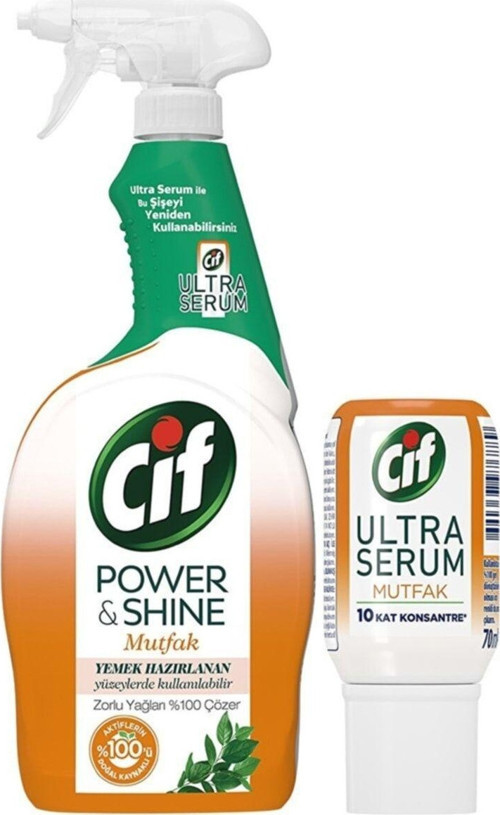 Sprey Power Shine Mutfak 750Ml Ultra Serum Mutfak 70Ml