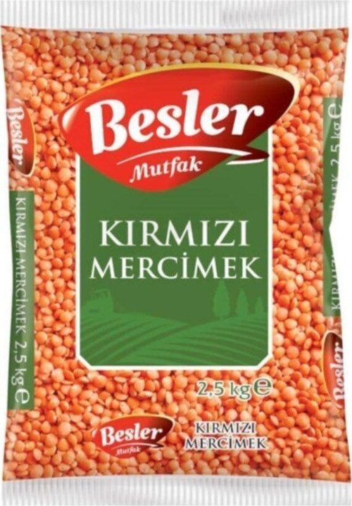 Mutfak Kırmızı Mercimek 2,5 Kg