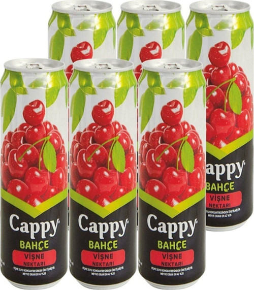 Vişneli Içecek Teneke Kutu 6X330 Ml