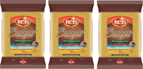 Reis Köftelik-Kısırlık Bulgur 1 Kg X 3 Adet (3 Kilogram)