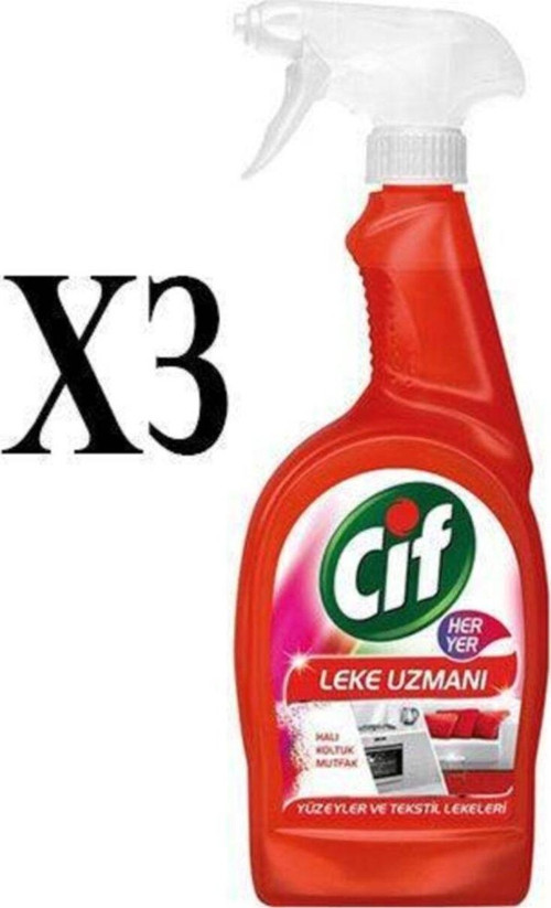 Sprey Kırmızı Leke Uzmanı Her Yer 750 Ml X 3