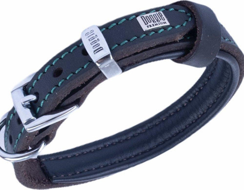 Yağlı Gerçek Deriden El Yapımı Köpek Boyun Tasması 2x30-35 cm Kahverengi