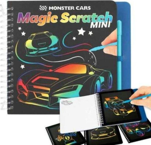 Monster Cars Mini Magic Scratc