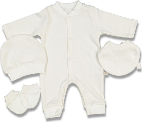 Baby 55 Cm Prematüre Bebek Beyaz Renk 5 Parça Hastane Çıkışı 90392