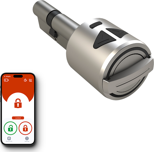 DESi Utopic R+ Akıllı Kilit IOS-Android Uyumlu (Kolay Montaj * Yaklaşımla Otomatik Açılma)