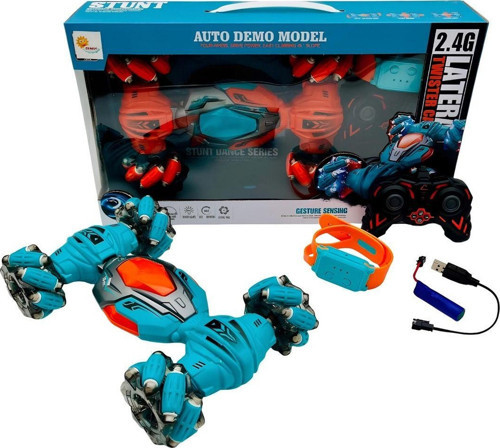 dekan toys Şarjlı El Sensörlü Akrobat Araba, Bilekten Kontrollü Uzaktan Kumandalı Araba Elle Kumandalı Araba