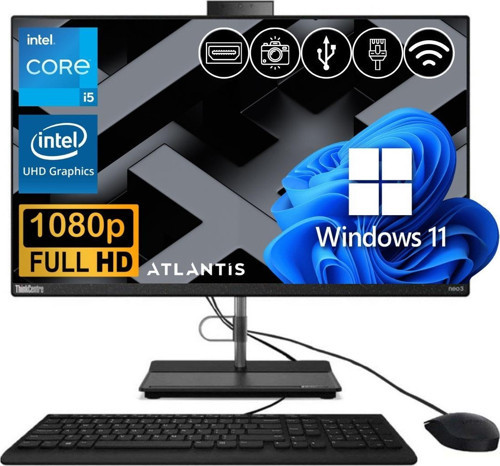 ThinkCentre Neo 30A i5-12450H 32GB 2TB M.2 SSD 12B3008ETRATL35 21.5" W11Pro All In One Bilgisayar