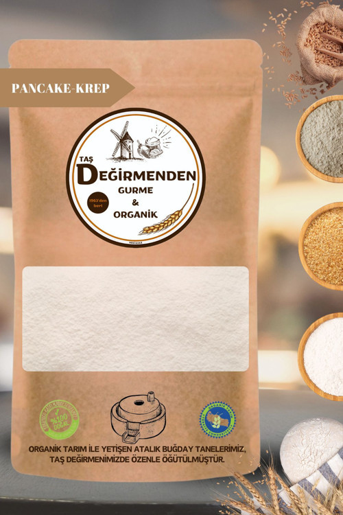 Organik Atalık Çok Amaçlı Un – Pancake/Krep - 1 Kilo