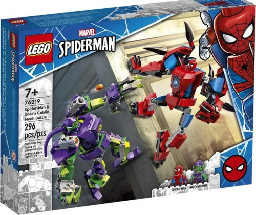 76219 Örümcek Adam ve Yeşil Goblin Robot Savaşı +7 Yaş (296 Parça)