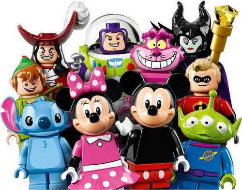 Disney Minifigür - 71012 - Minifigür Serisi - Tam Set +5 Yaş (18 Parça)