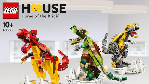 House 40366 dinosaurs exclusive set +10 Yaş (865 Parça)