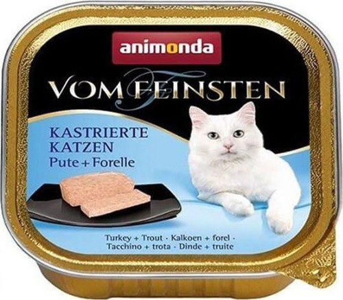 Vom Feinsten Mildes Menu Hindi Etli ve Alabalıklı Yetişkin Konserve Kedi Maması 100 Gr