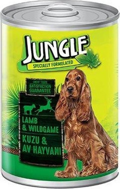 Kuzu Etli ve Av Hayvanlı Yetişkin Köpek Konservesi 415 Gr