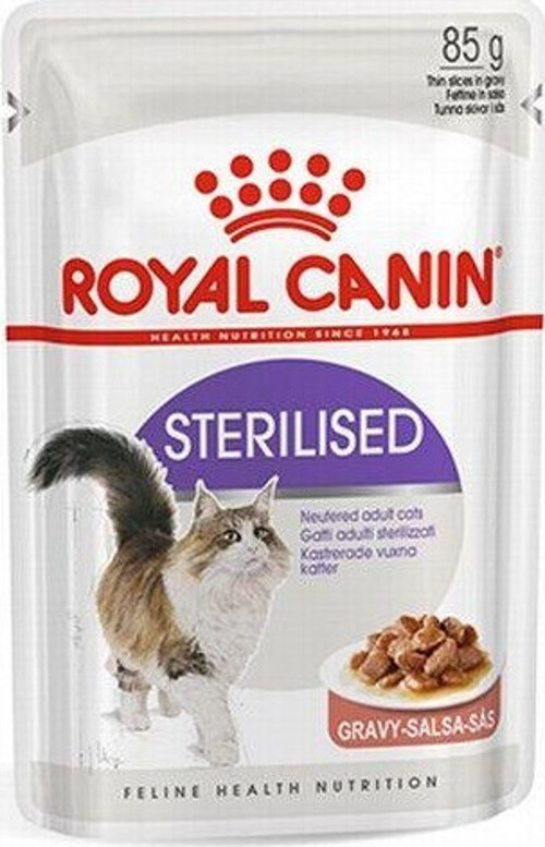 Sterilised Gravy Pouch Kısırlaştırılmış Kedi Konservesi 85 Gr