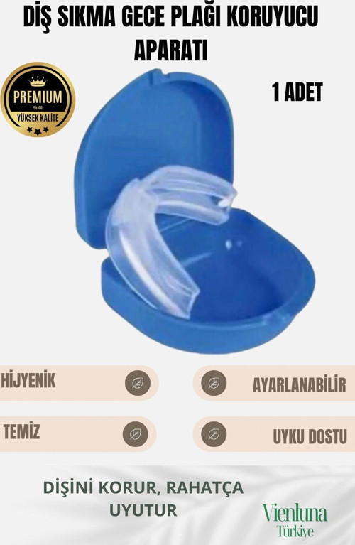 Özel İmalat Ergonomik Diş Çene Sıkma Rahat Kalıp Gece Gıcırdatma Plağı Koruyucu Dişlik Uyku Aparatı