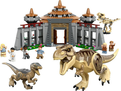 Jurassic World 76961 Ziyaretçi Merkezi: T. rex ve Raptor Saldırısı